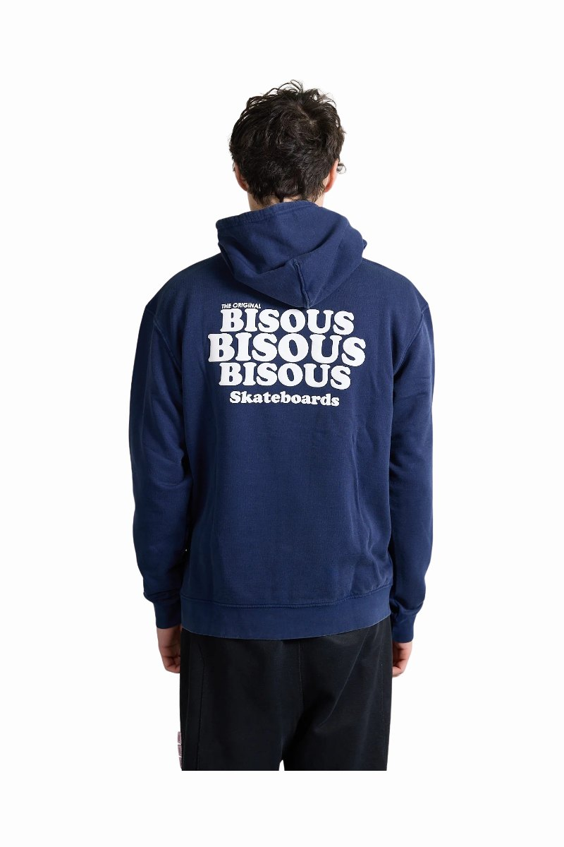 BISOUS SKATEBOARDS GREASE HOODIE Navy