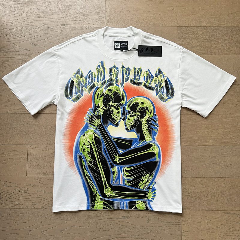 Godspeed Out of Many, One Skeleton Graphic T-Shirt