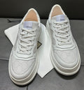 Gucci Men's Light Gray and White Sneakers