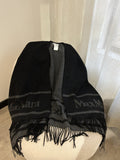 Max Mara Reversible Fringed Wrap Cape