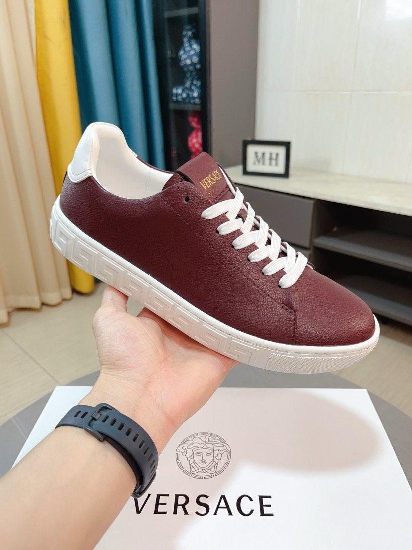 Versace Men's Low-Top Lace-Up Sneakers
