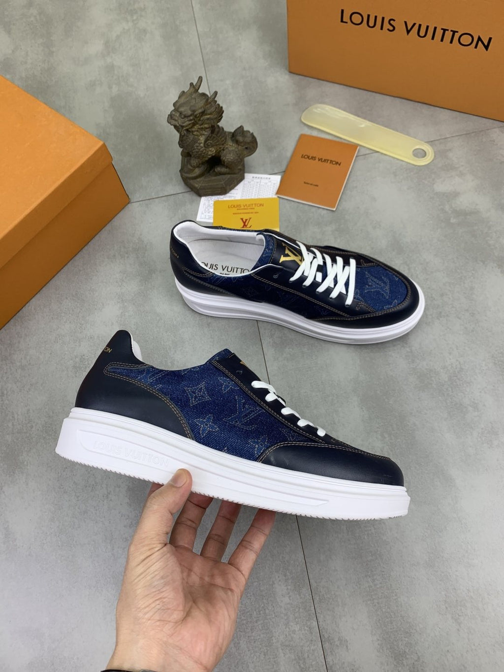 Louis Vuitton Patterned Low-Top Sneakers