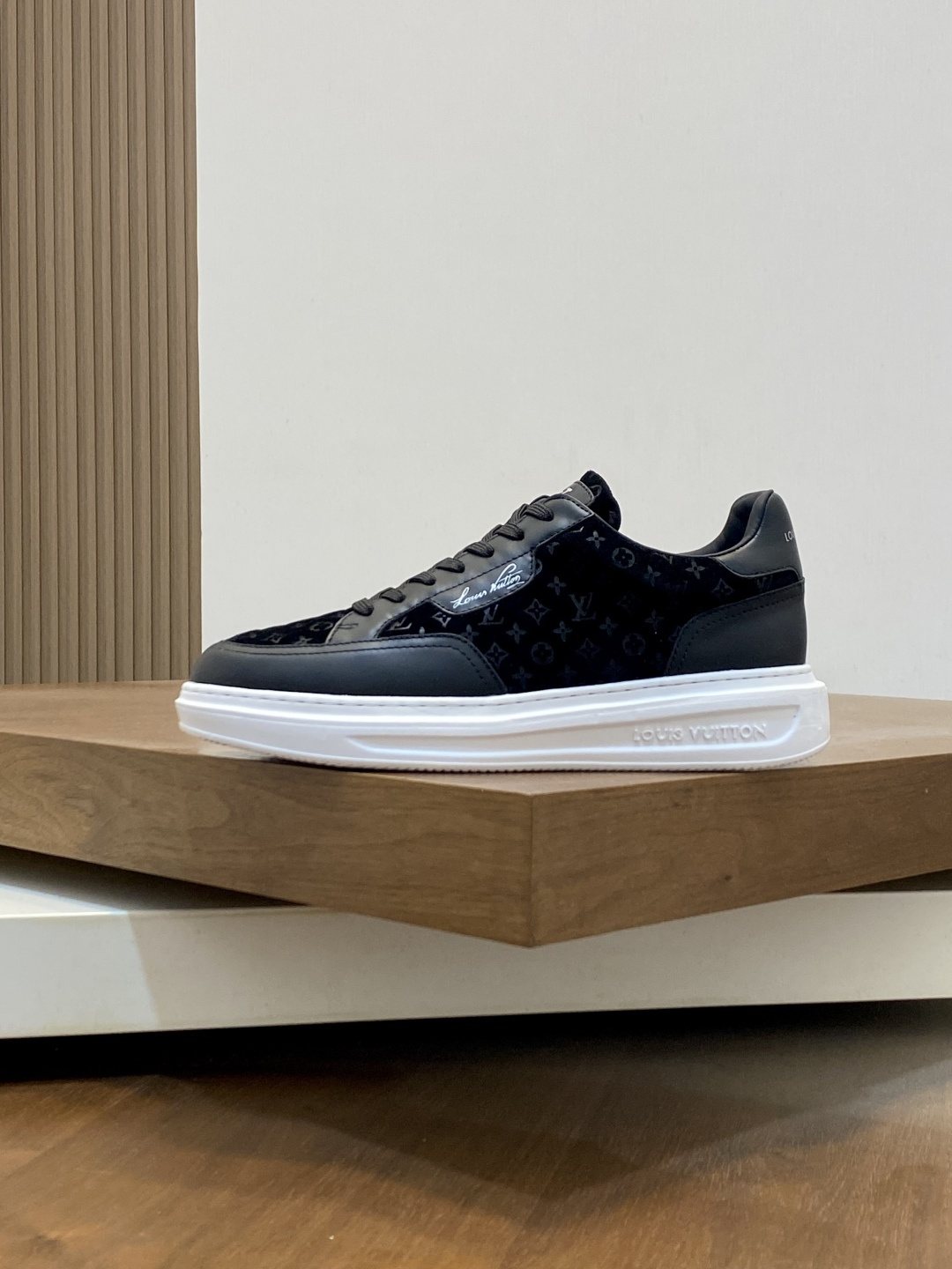 Louis Vuitton Monogram Low-Top Sneakers - Tonal Monogram-Patterned Upper