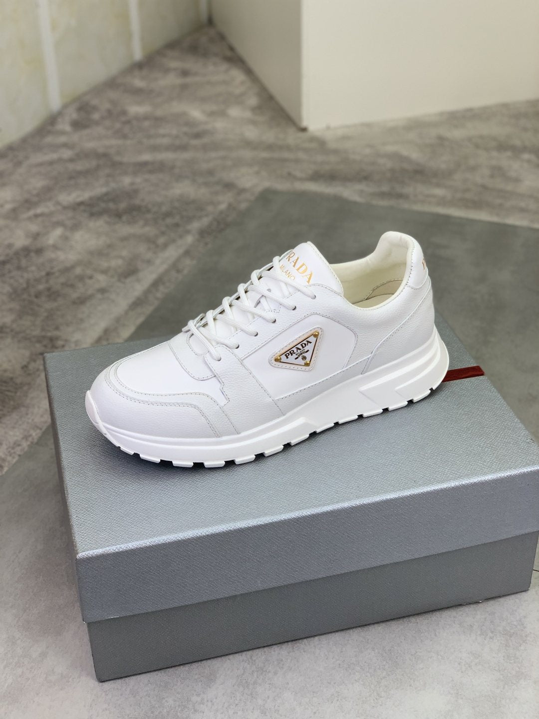 Prada Black Low-Top Sneakers