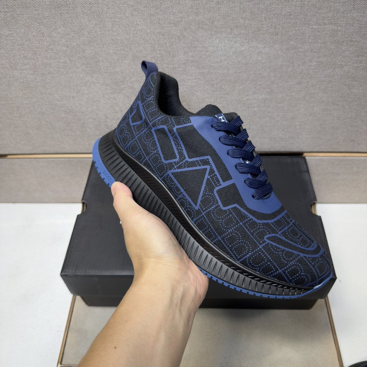 BOSS Men's Low-Top Sneakers - Mesh Lining