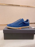 Zegna Men's Suede Low-Top Sneakers