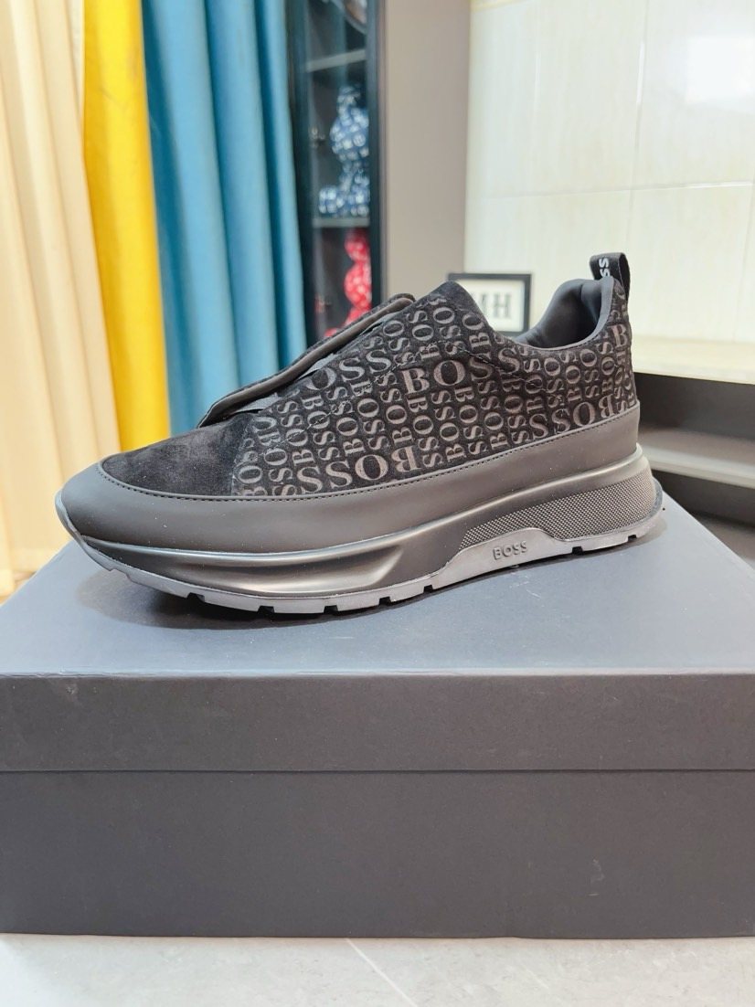 Hugo Boss Men's Textured Low-Top Sneakers