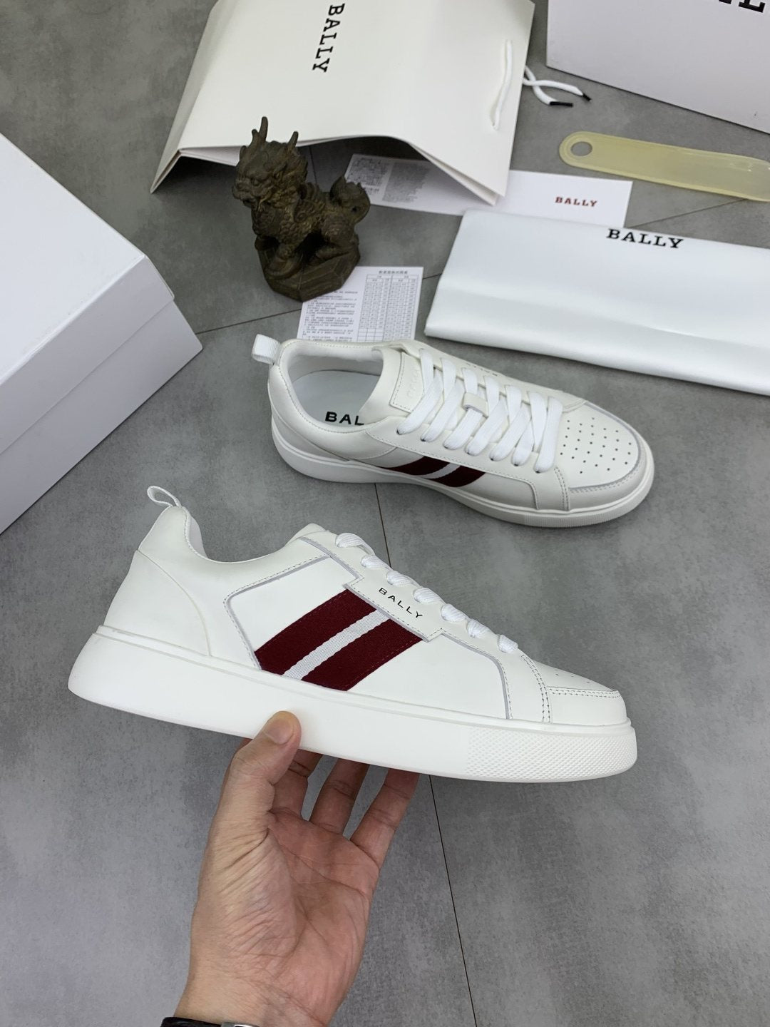 Bally Double-Stripe Low-Top Sneakers