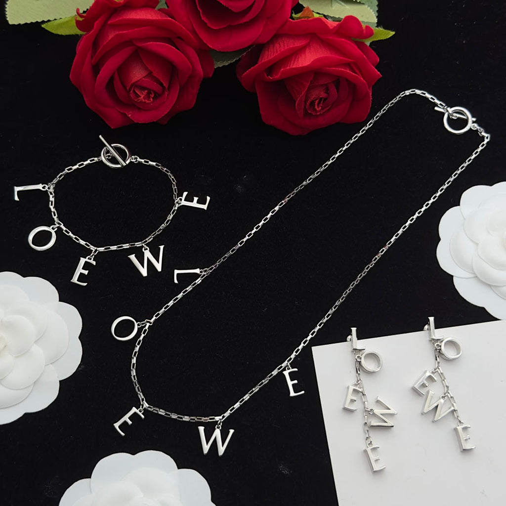 LOEWE LOEW LOGO NECKLACE
