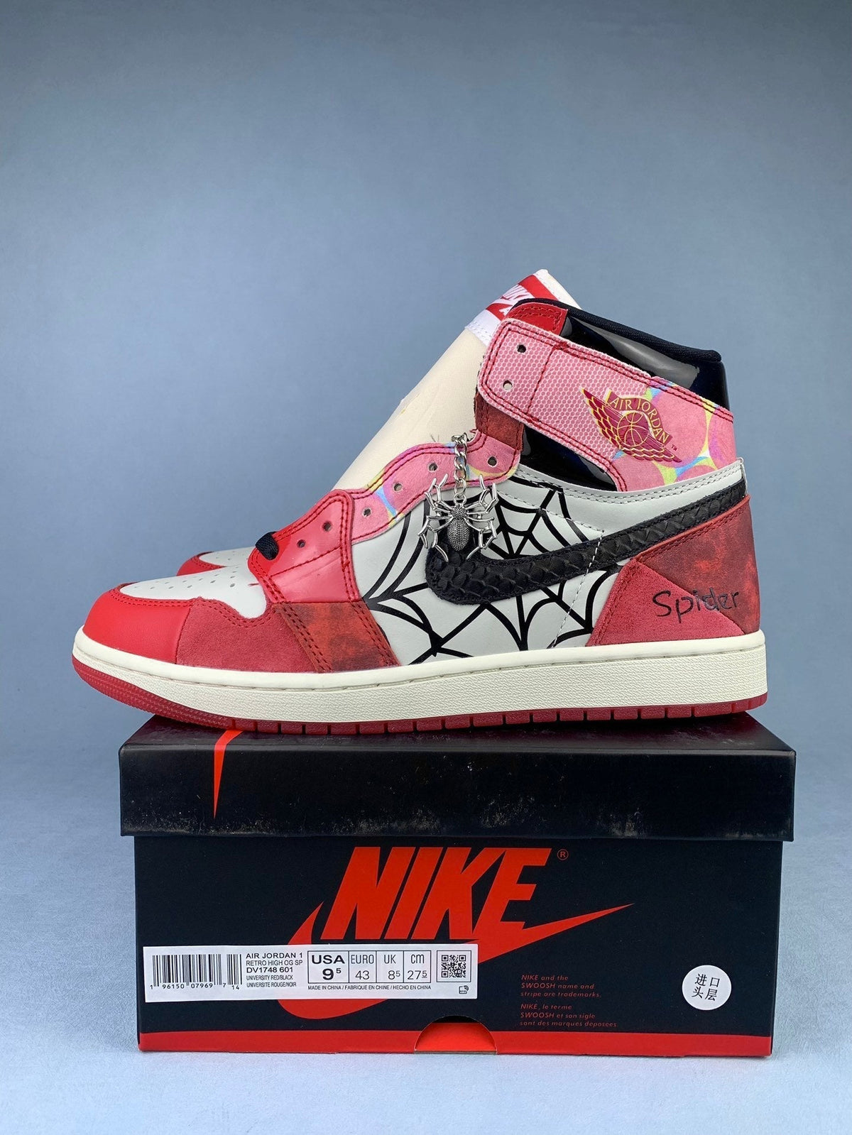 Air Jordan 1 High Next Chapter Spider-Man 2.0 Unisex Sneakers DV1748-601