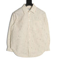 Chanel Stripe and Motif Long-Sleeve Shirt - Cream