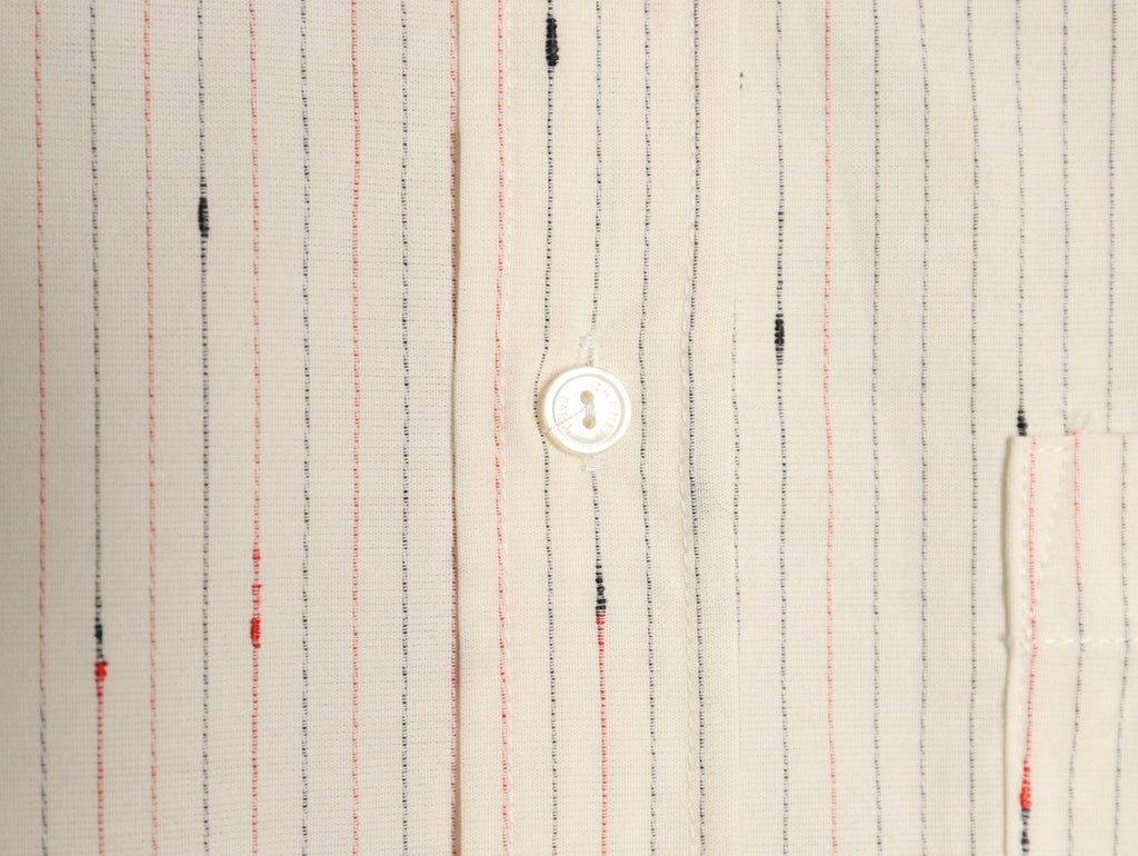 Chanel Stripe and Motif Long-Sleeve Shirt - Cream